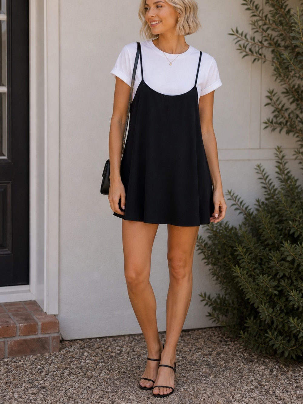 YOINS Mini Black‎ Dress